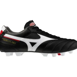 Mizuno MORELIA II PRO FG - AG voetbalschoenen heren black white chinese red