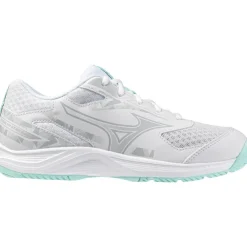 Mizuno Stealth Star 3 indoorschoenen junior white blue tint
