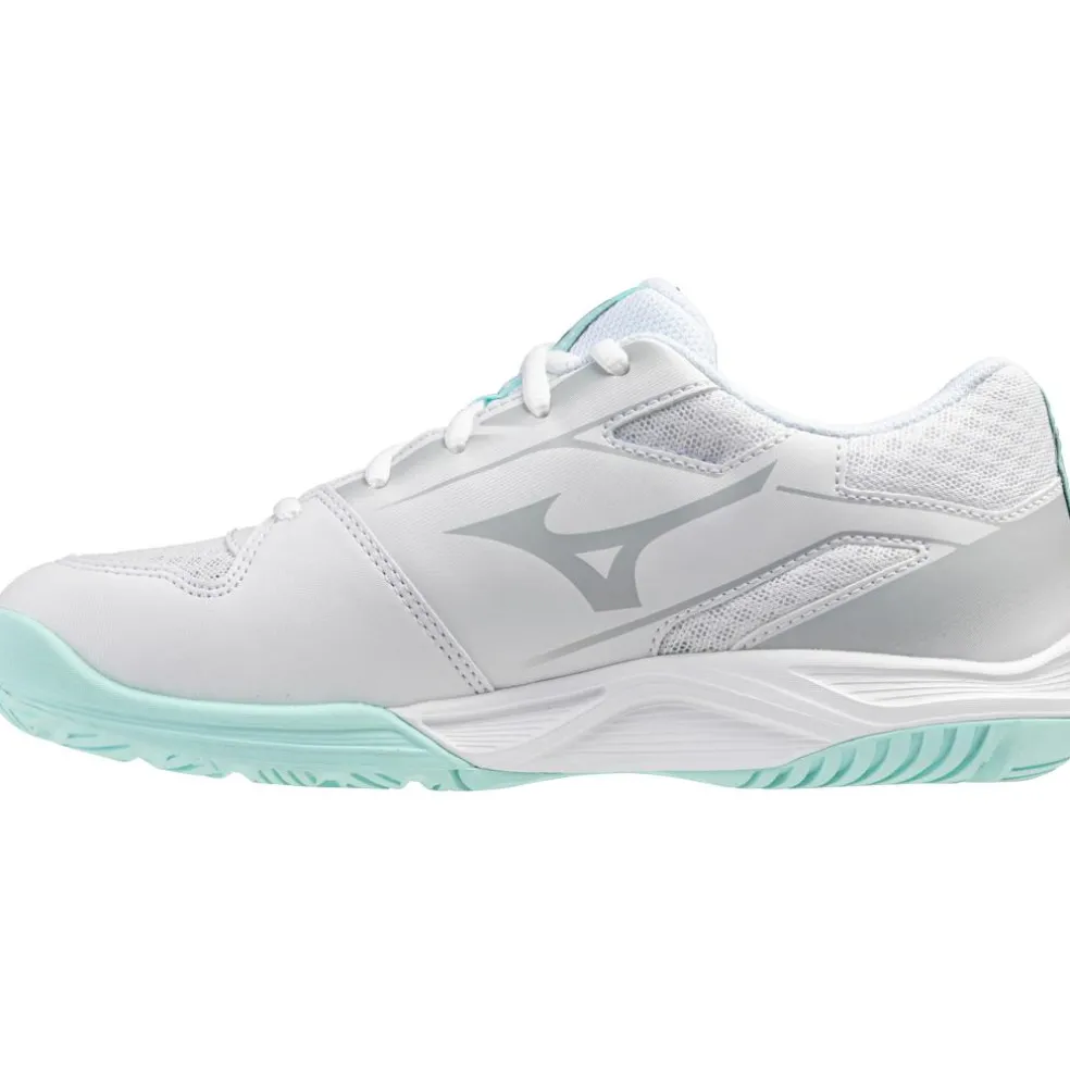 Mizuno Stealth Star 3 indoorschoenen junior white blue tint