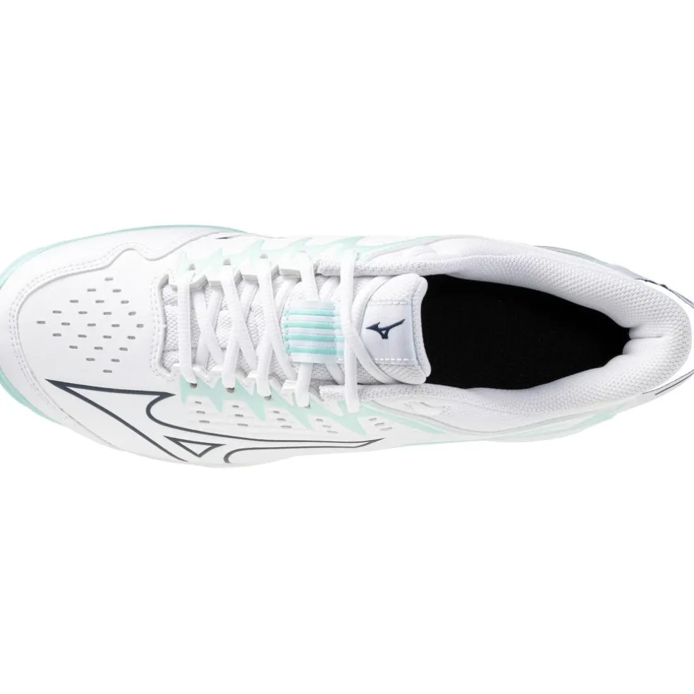 Mizuno Wave Lynx 2 hockeyschoenen dames white blue tint