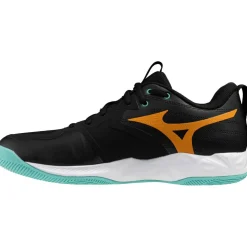 Mizuno Wave Momentum Pro indoorschoenen heren black tangelo icegreen