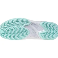 Mizuno Wave Panthera 2 hockeyschoenen dames white blue tint