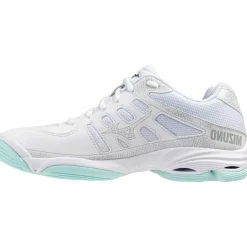 Mizuno Wave Voltage 2 indoorschoenen dames white blue tint