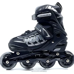 Move Fast Uni verstelbare inline skates junior black