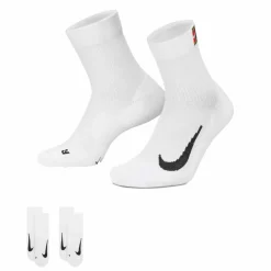 Nike Court Multiplier Max tennissokken heren 2-pack white