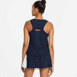 Nike Court Victory tennis tanktop dames obsidian white