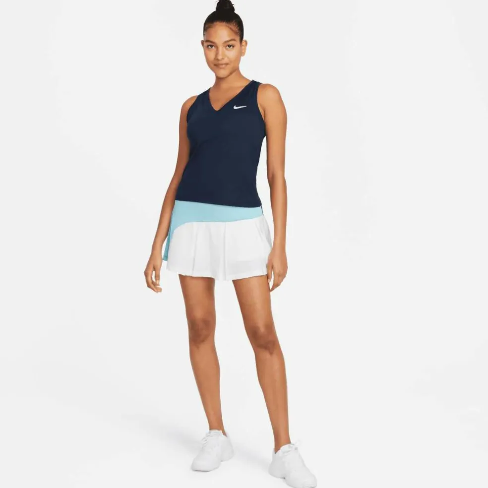 Nike Court Victory tennis tanktop dames obsidian white
