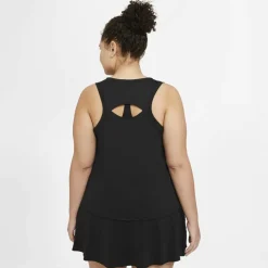 Nike Court Victory tennis tanktop dames black white