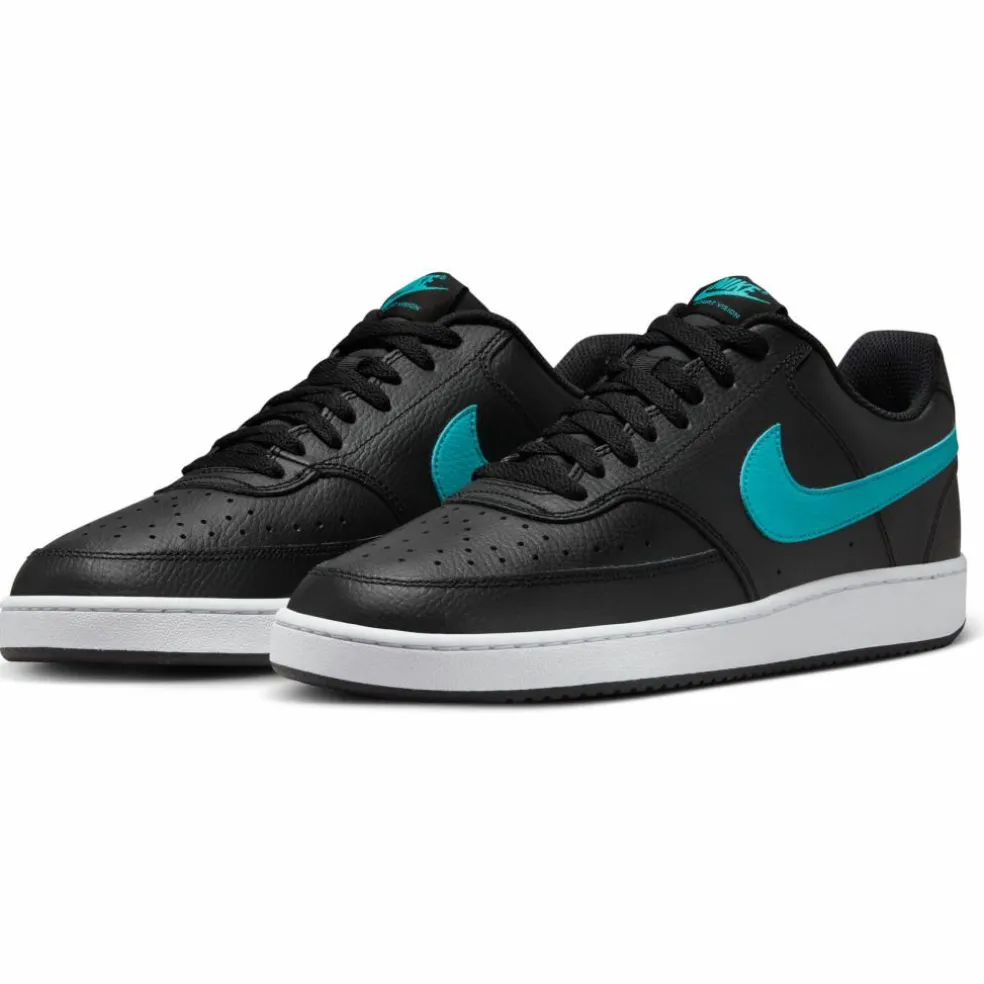 Nike Court Vision Low schoenen heren black dusty cactus white