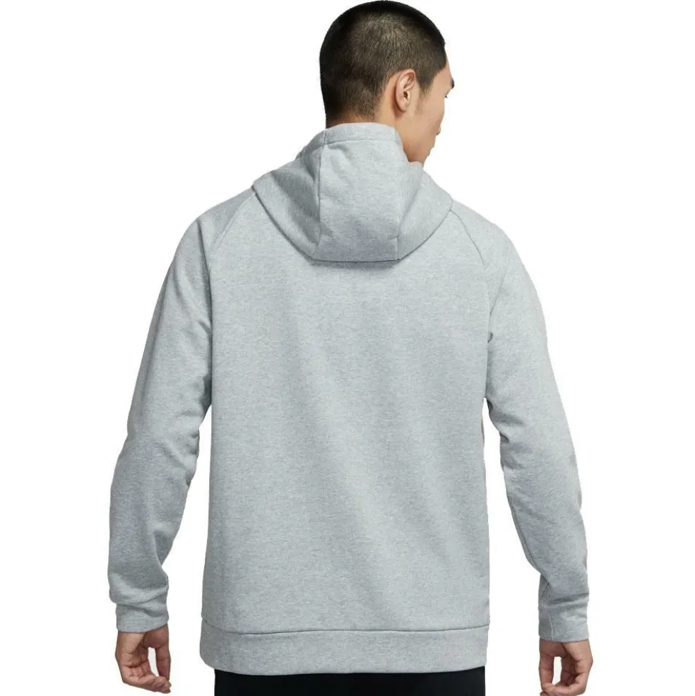 Nike Dri-FIT hoodie heren dark grey heather black