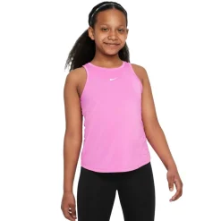 Nike Dri-FIT One tanktop junior playful pink white
