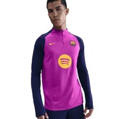 Nike FC Barcelona Strike trainingsshirt heren purple vivid purple midwest gold