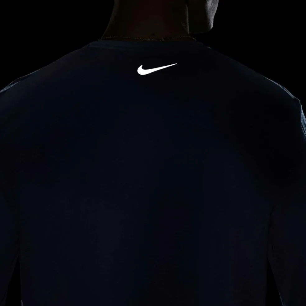 Nike Miler Flash Dri-FIT hardloopshirt heren court blue reflective silver