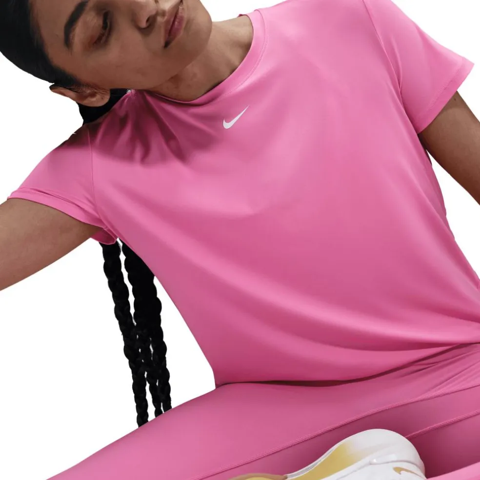 Nike One Classic shirt dames playful pink white
