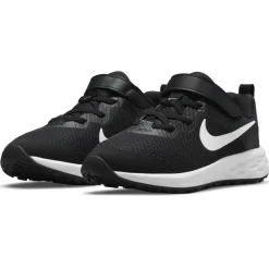 Nike Revolution 6 schoenen junior black dark smoke grey white