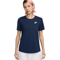 Nike Sportswear Club Essentials shirt dames midnight navy