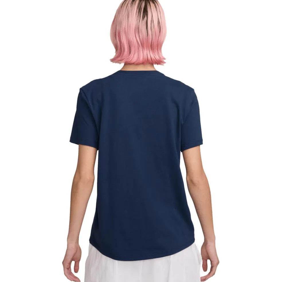 Nike Sportswear Club Essentials shirt dames midnight navy