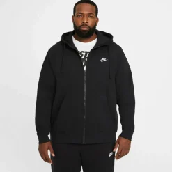 Nike Sportswear Club Fleece vest heren zwart wit