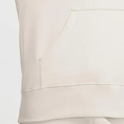 Nike Sportswear Phoenix Fleece Logo hoodie dames light  orewood brown white armor