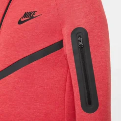 Nike Sportswear Tech Fleece vest junior light university red heather black