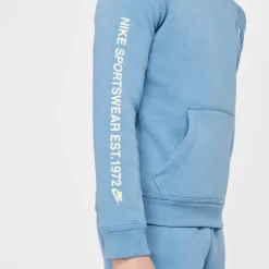 Nike Standard Issue hoodie junior aegean storm