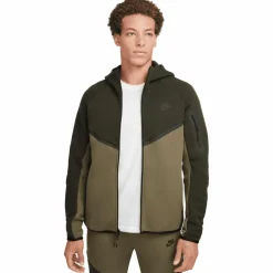 Nike Tech Fleece Windrunner vest heren sequoia medium olive black