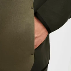 Nike Tech Fleece Windrunner vest heren sequoia medium olive black