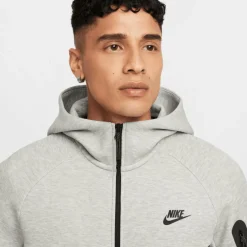 Nike Tech Fleece Windrunner vest heren dark grey heather black