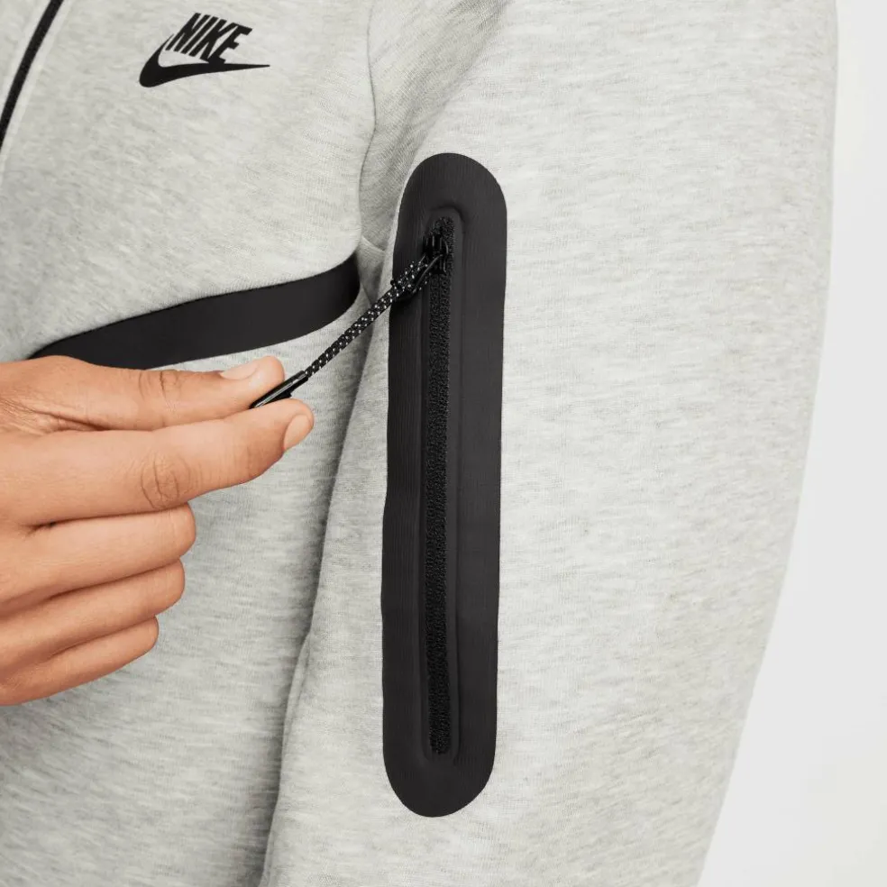 Nike Tech Fleece Windrunner vest heren dark grey heather black