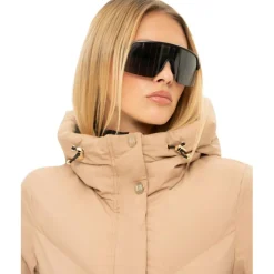 NIKKIE Nasher winterjas dames hummus