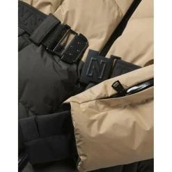 NIKKIE Nateland Contrast winterjas dames hummus