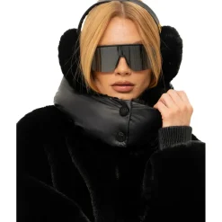 NIKKIE Nineve oorwarmers dames black