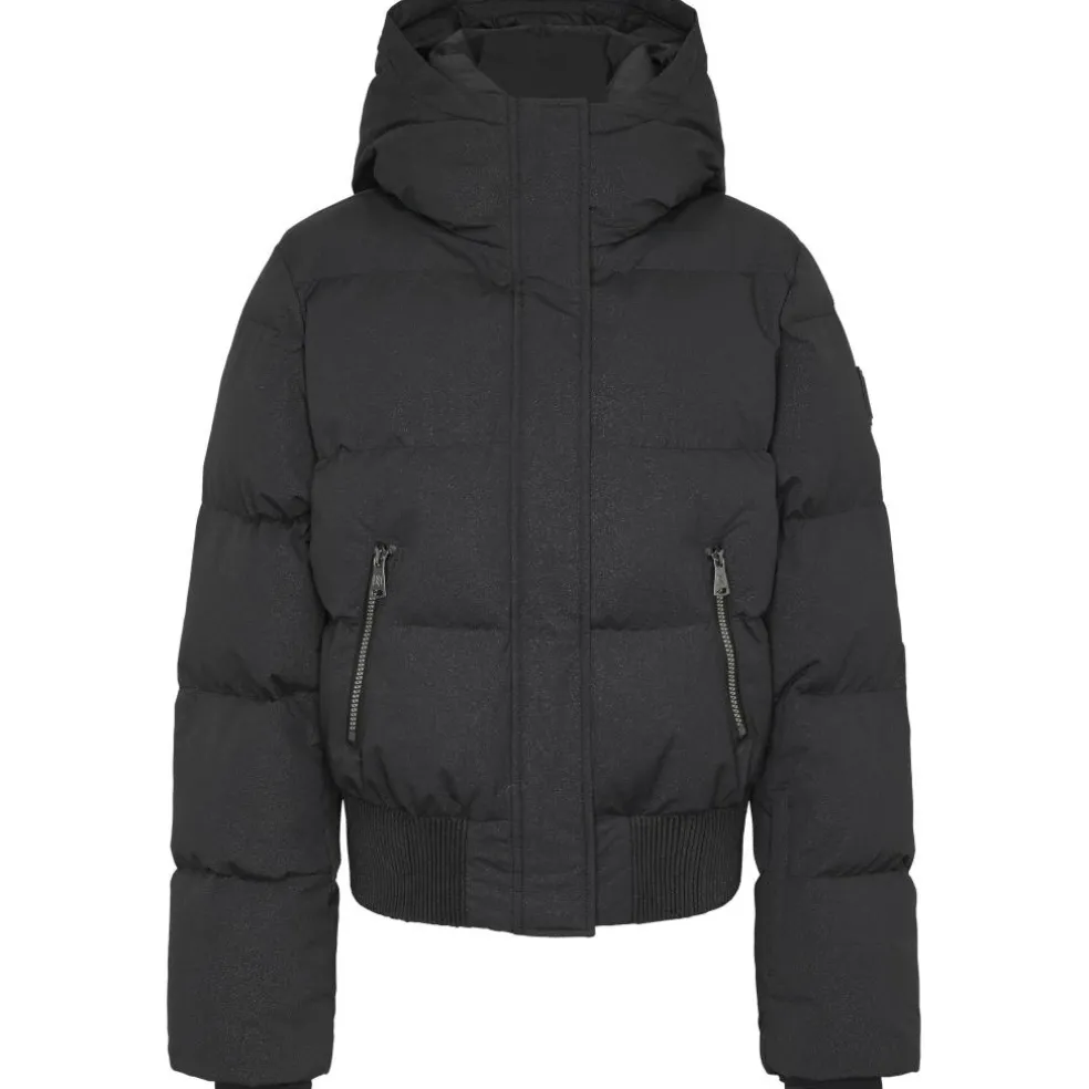 NIKKIE Numa Glitter winterjas dames black