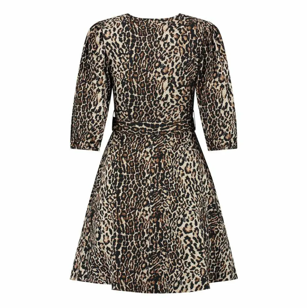 NIKKIE Rachel Structure jurk dames dust black