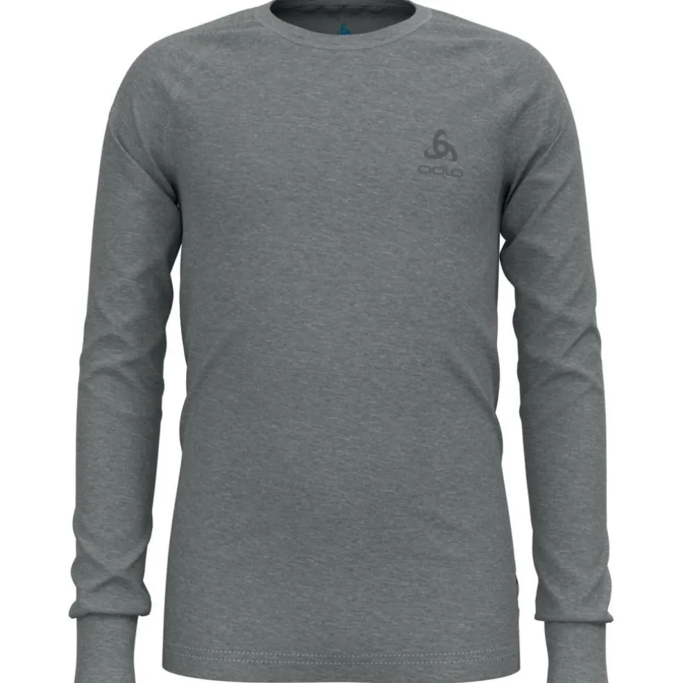 ODLO Natural 100 Merino Warm LS thermoshirt junior grey melange