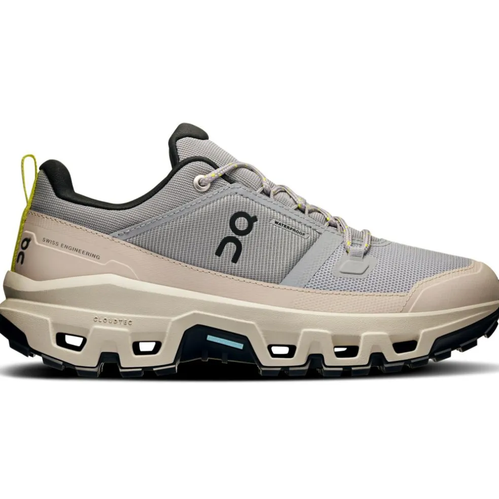 On Cloudrock Low wandelschoenen dames alloy ice