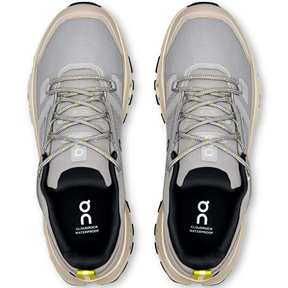 On Cloudrock Low wandelschoenen dames alloy ice