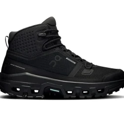 On Cloudrock Mid wandelschoenen dames black black