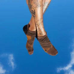 On Low hardloopsokken heren cacao black