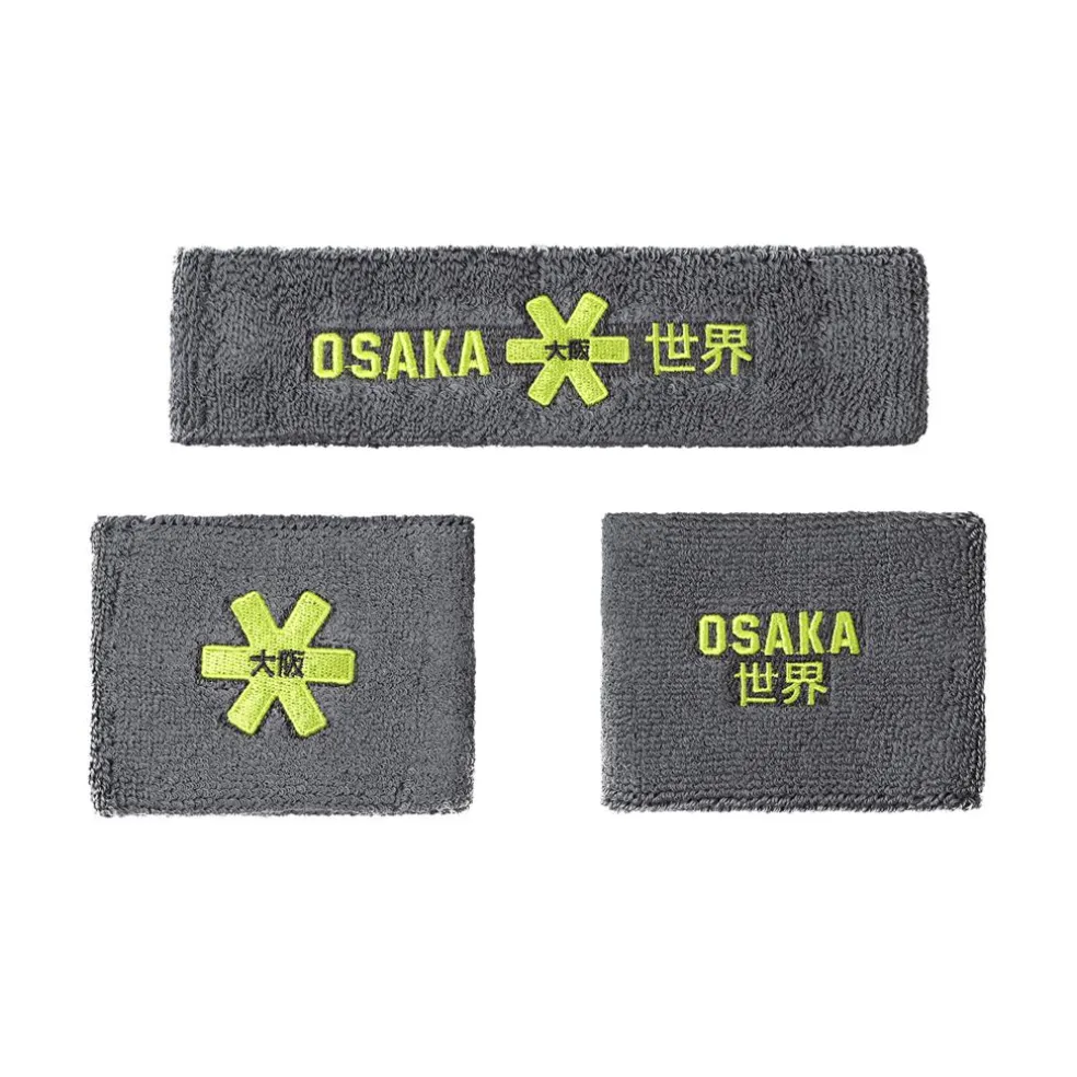 Osaka GDG00072 2.0 zweetband set grey lime