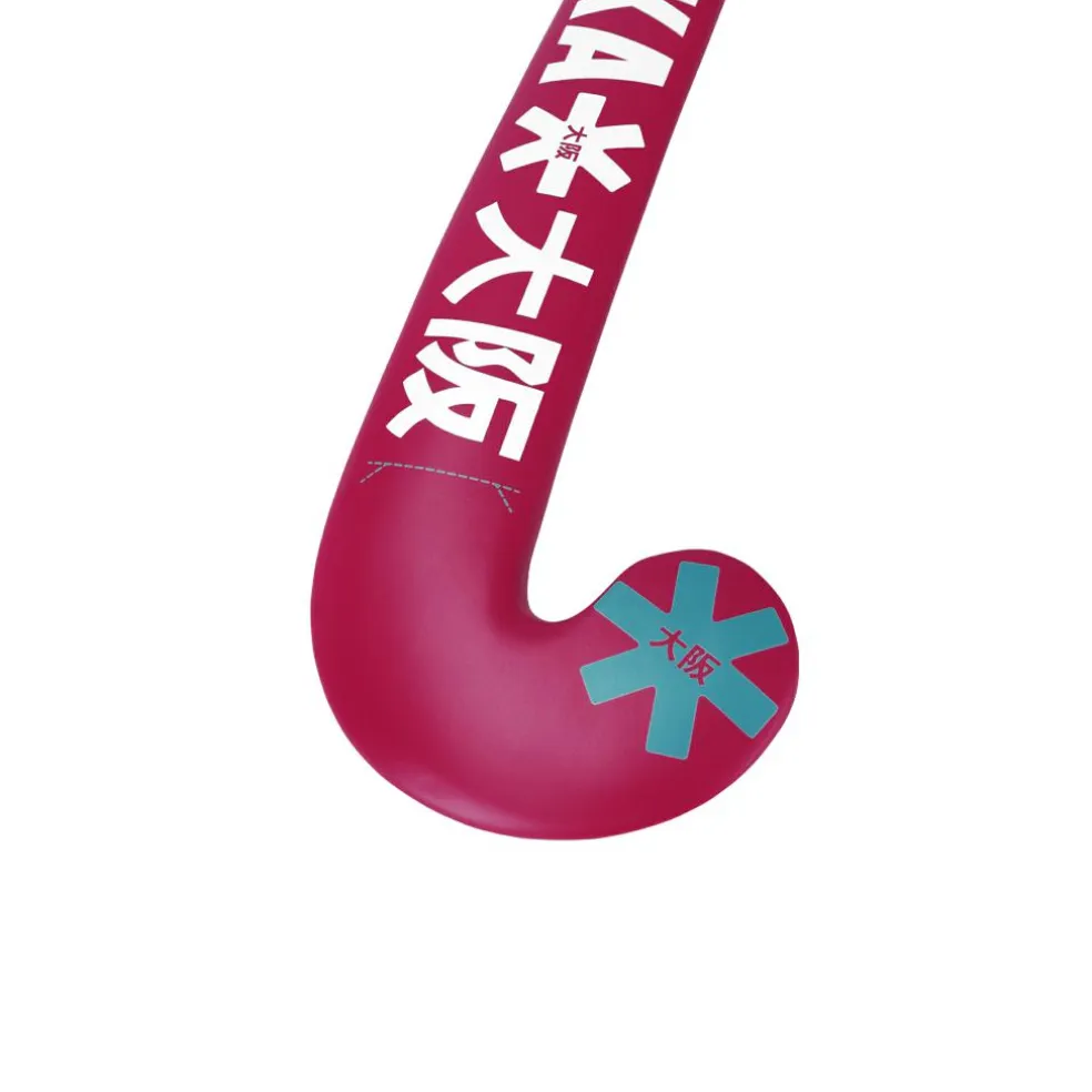 Osaka Indoor Mid Bow WD hockeystick junior raspberry