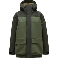 Peak Performance  2L Stretch parka winterjas heren olive extreme pine needle