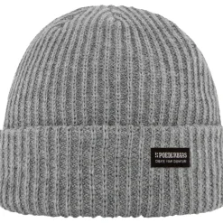 Poederbaas Royal Rib muts grey