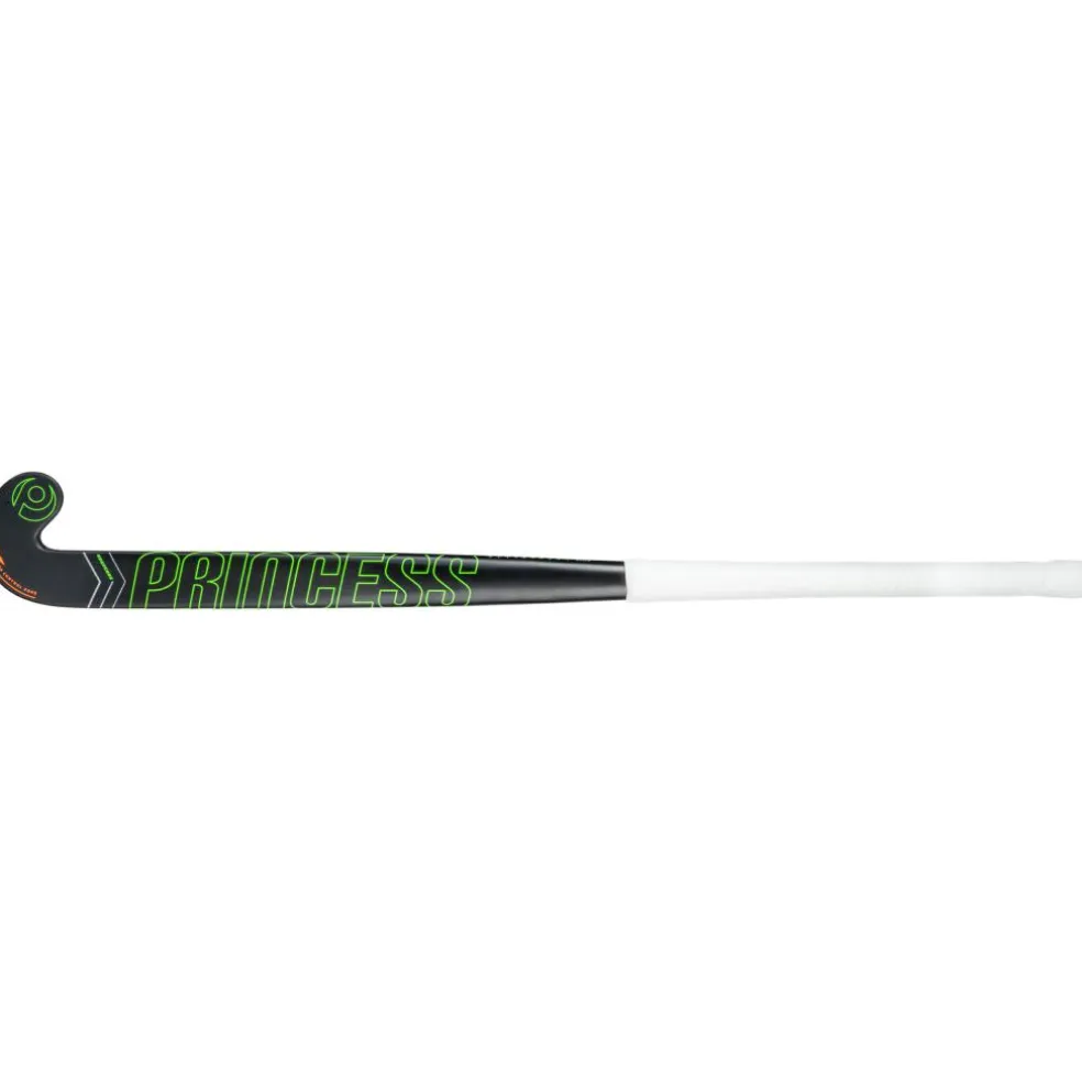 Princess Hockey Competition 5 STAR SG9 Low Bow hockeystick black green - 36,5 inch