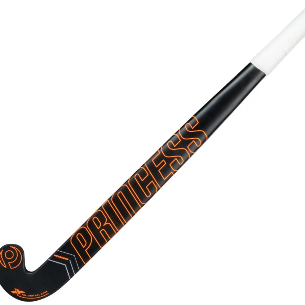 Princess Hockey Premium 6 STAR SG9 Low Bow hockeystick black orange