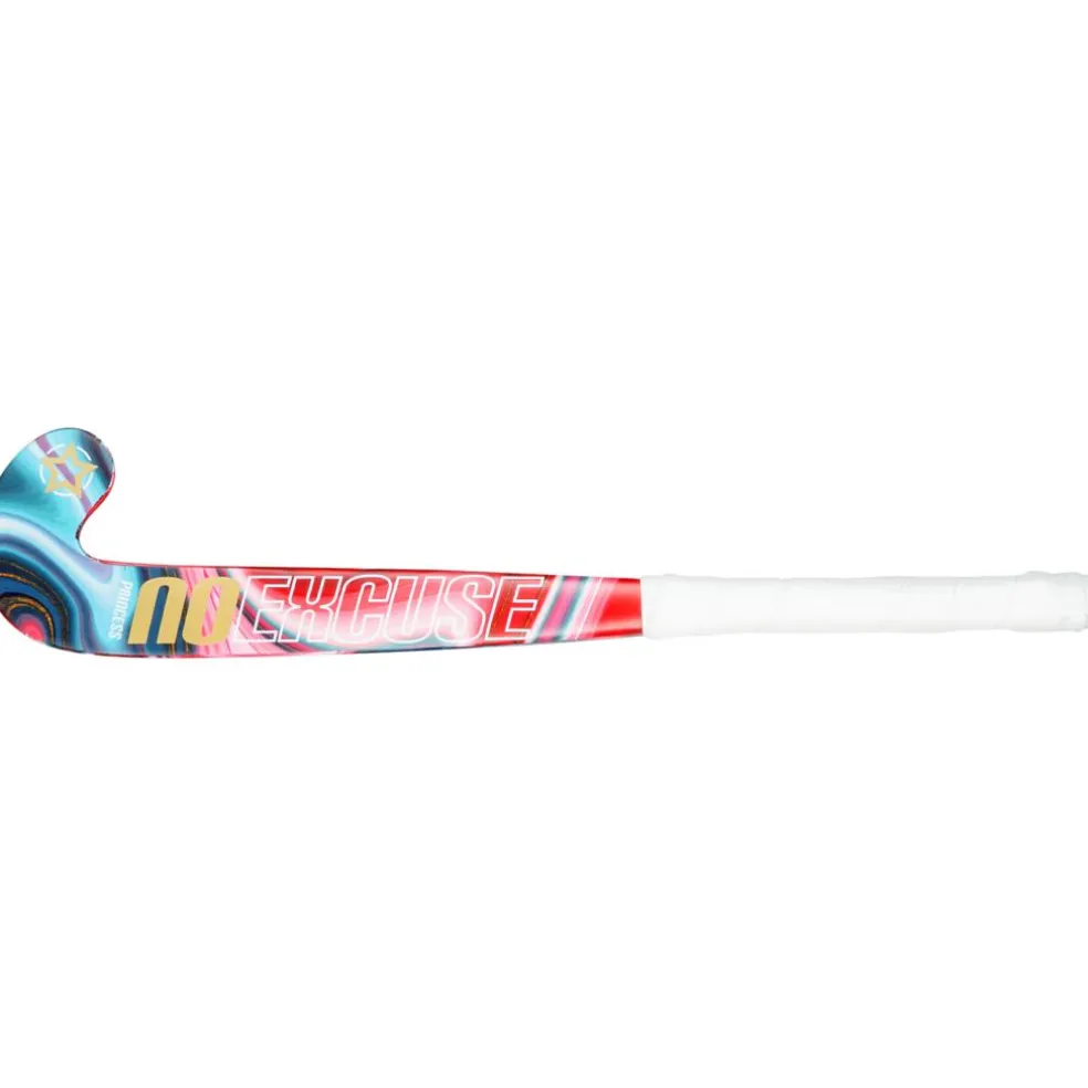Princess Hockey Woodcore hockeystick junior marble pink - 18 inch