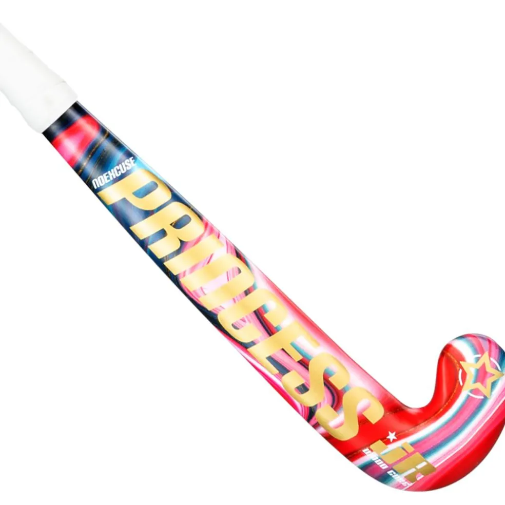 Princess Hockey Woodcore hockeystick junior marble pink - 18 inch