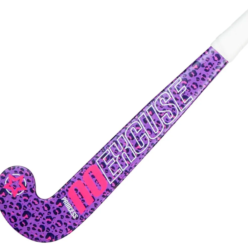 Princess Hockey Woodcore hockeystick junior leo pu neon - 18 inch