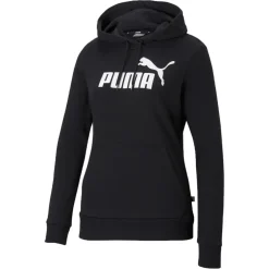 Puma Essentials Logo hoodie dames Puma black