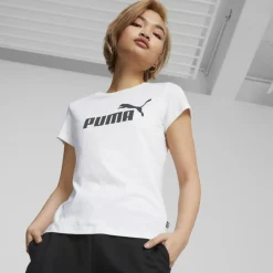 Puma Essentials Logo shirt dames Puma white